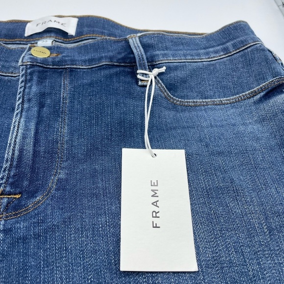 FRAME Le Cut Off Denim Jean Shorts in Williams - Picture 9 of 10